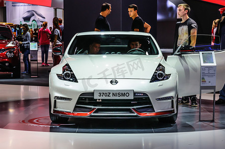 法兰克福 - 2015 年 9 月：Nissan 370Z Nismo 在 IAA Intern 上亮相