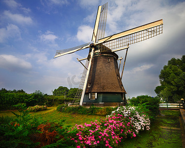 荷兰阿姆斯特丹风车