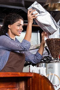 印度咖啡师灌装咖啡研磨机
