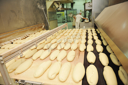 面包厂生产