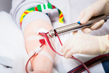 血液在献血过程中流经静脉导管