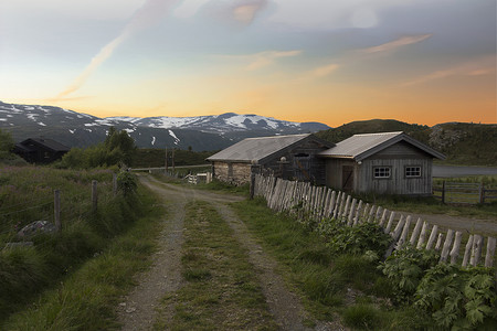 挪威 jotunheimen 山区的一间小屋