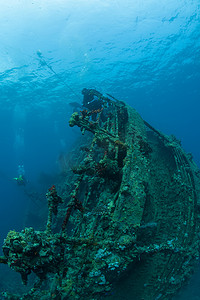 沉船残骸水下潜水苏丹红海