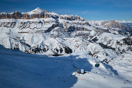 意大利多洛米蒂滑雪胜地