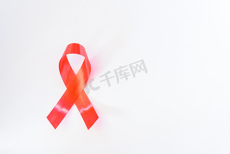 支持反对摄影照片_红丝带支持艾滋病毒、艾滋病