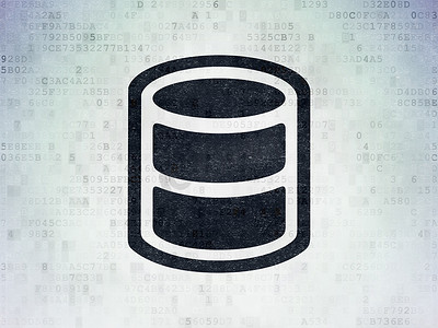 软件概念：数字数据纸背景数据库