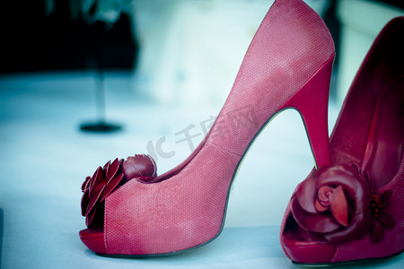 优雅女人红色通用鞋