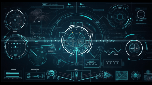 科技感交互UI界面
