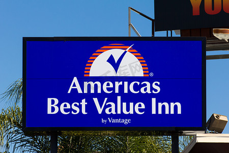 美洲最佳价值旅馆标志