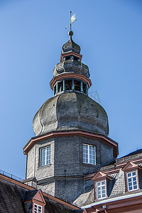 贝齐摄影照片_巴特贝勒堡的齐根-维特根斯坦城堡