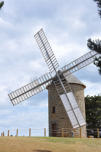 法国乡村的风车