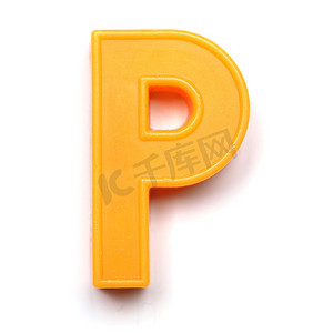 磁性大写字母 P