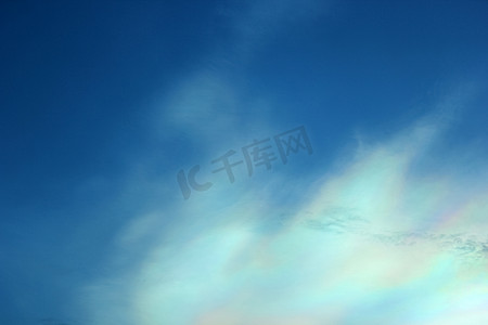 大气2摄影照片_美丽的虹彩彩云