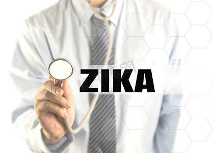 模糊的医生用 ZIKA 一词