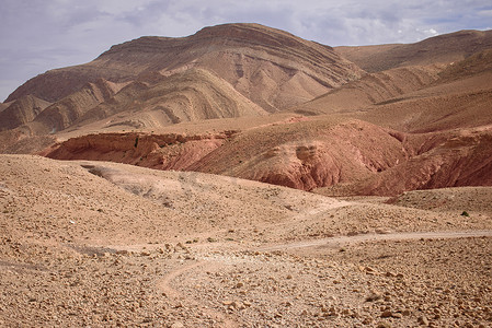 摩洛哥阿特拉斯山脉游牧谷