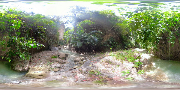雨林中的河流摄影照片_雨林中的河流 360VR