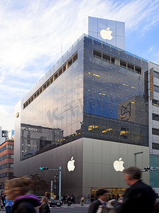 日本东京银座苹果专卖店
