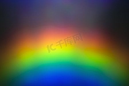 用于模型的模糊明亮的彩虹光折射叠加效果。