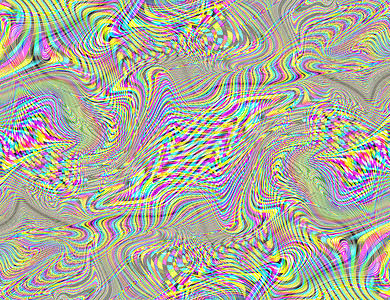 嬉皮 Trippy 迷幻彩虹背景 LSD 彩色壁纸。