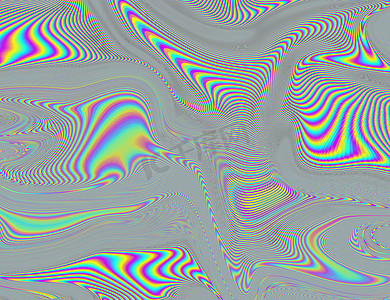 迷幻彩色摄影照片_嬉皮 Trippy 迷幻彩虹背景 LSD 彩色壁纸。