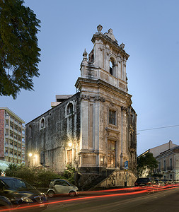 圣莱昂巴洛克教堂​​，卡塔尼亚，意大利