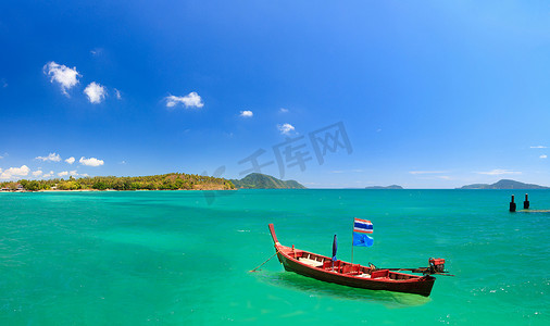 船在泰国普吉岛