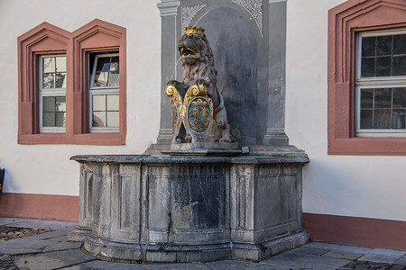 威尔堡城堡的喷泉