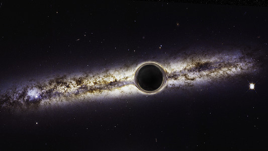太空中的黑洞