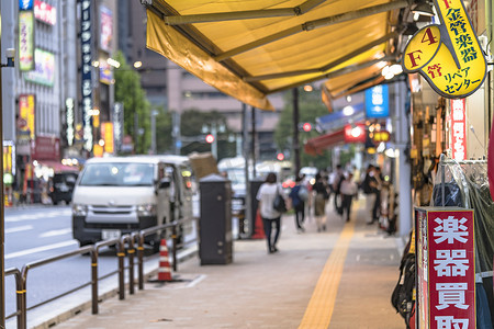 日本大学摄影照片_东京御茶水区明治大学附近