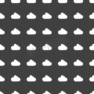 云下载应用程序网络 icon.平面设计。