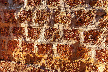 老石砖墙背景。