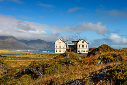 豪华布迪尔酒店位于冰岛西部的斯奈山半岛