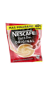 Nescafe 在 Philipp 的马尼拉混合冲泡原装咖啡袋