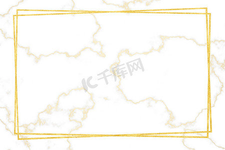 金色边框金色白色大理石图案和豪华内墙t