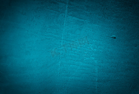 老式 grunge 蓝色混凝土纹理工作室墙背景与小插图。
