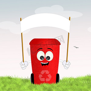 红色回收箱