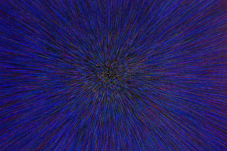 红蓝动态背景摄影照片_自然镜头变焦爆炸径向模糊红绿蓝点在黑色背景上选择性聚焦