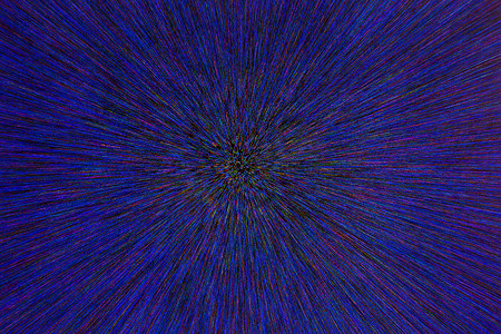 镜头变焦摄影照片_自然镜头变焦爆炸径向模糊红绿蓝点在黑色背景上选择性聚焦