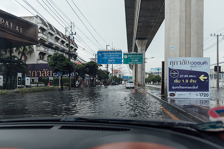 城市排水系统洪水问题