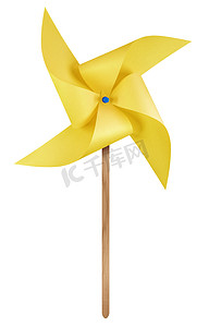 纸风车风车-黄色