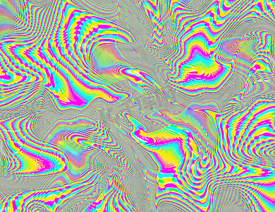 迷幻彩色摄影照片_迷幻彩虹背景 LSD 彩色壁纸。