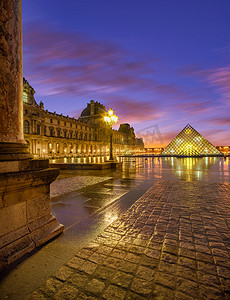 法国巴黎卢浮宫摄影照片_法国巴黎卢浮宫博物馆