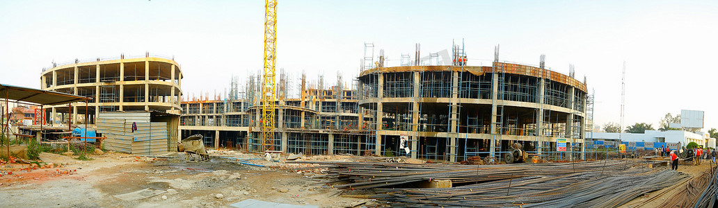 印度库鲁克谢特拉 — 2016年4月：库鲁克谢特拉新建建筑