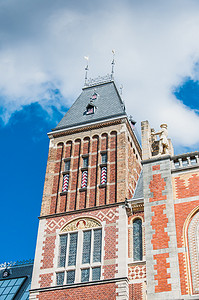 首都博物馆摄影照片_阿姆斯特丹国立博物馆及其花园及其周边地区