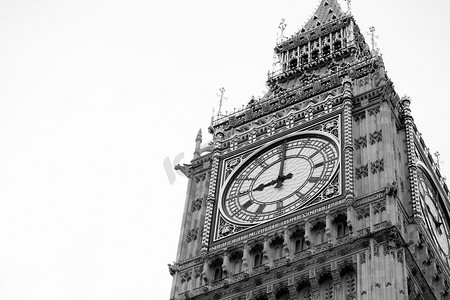 伦敦大本钟和国会大厦