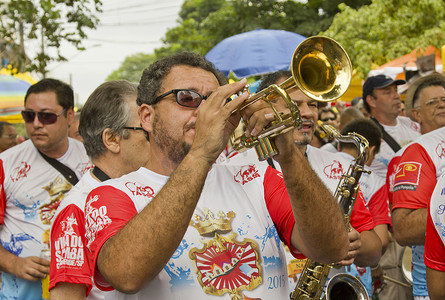 圣保罗巴西狂欢节街头游行