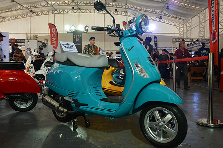 Vespa 摩托车在菲律宾帕西格举行的 2nd Ride Ph