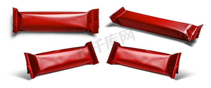香包设计摄影照片_您设计的的红色包装模板。