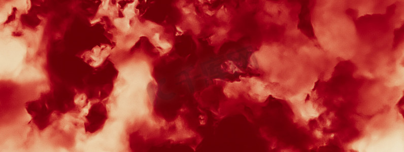 热火焰或红云作为简约的背景设计
