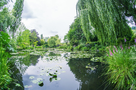 法国吉维尼莫奈故居的著名花园